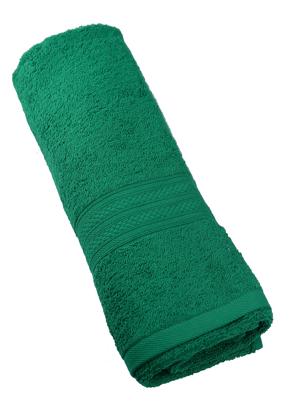 Полотенце махровое SEL, цвет: зеленый, 100х150 см