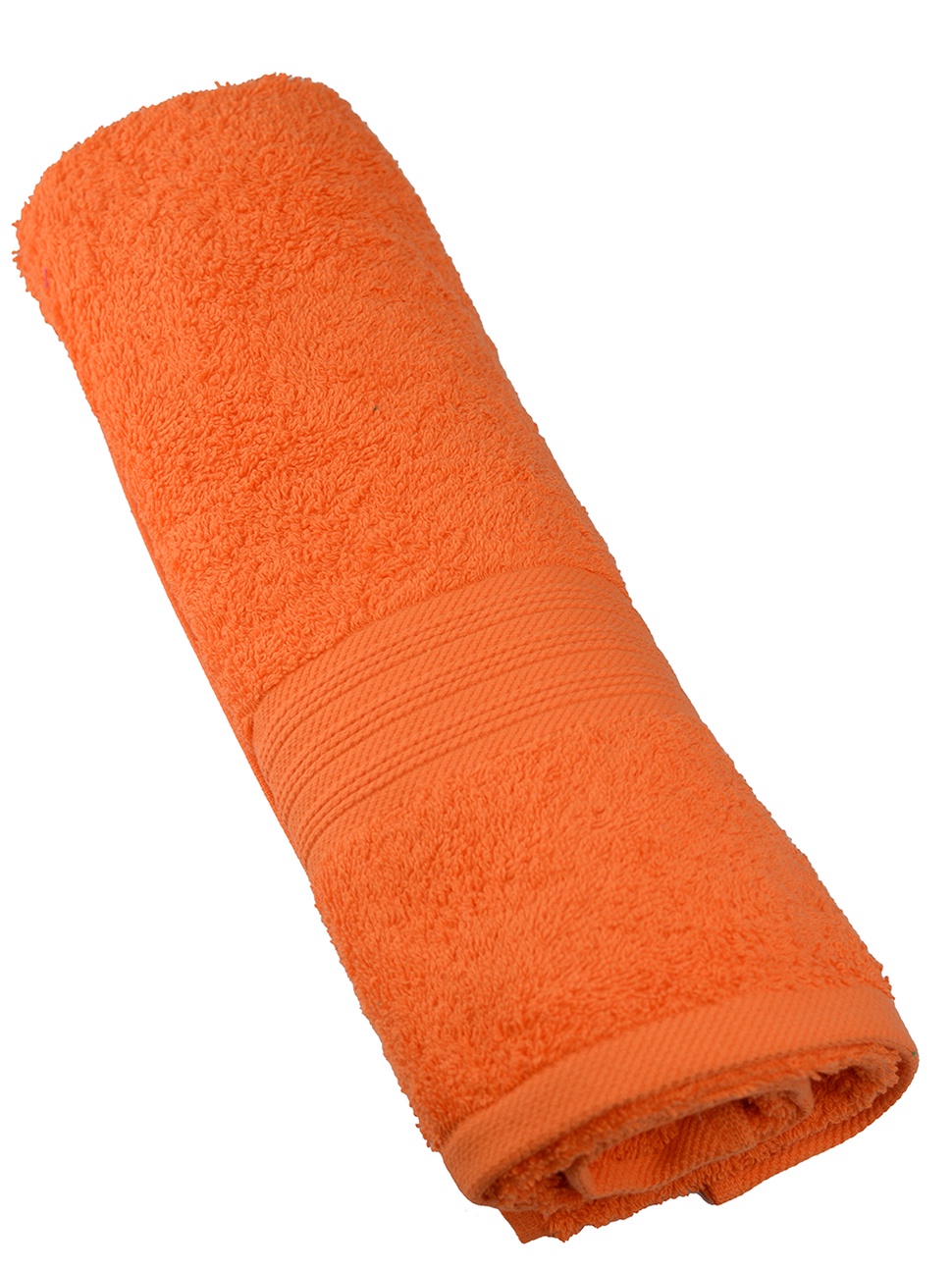 Полотенце махровое SEL, цвет: оранжевый, 100х150 см