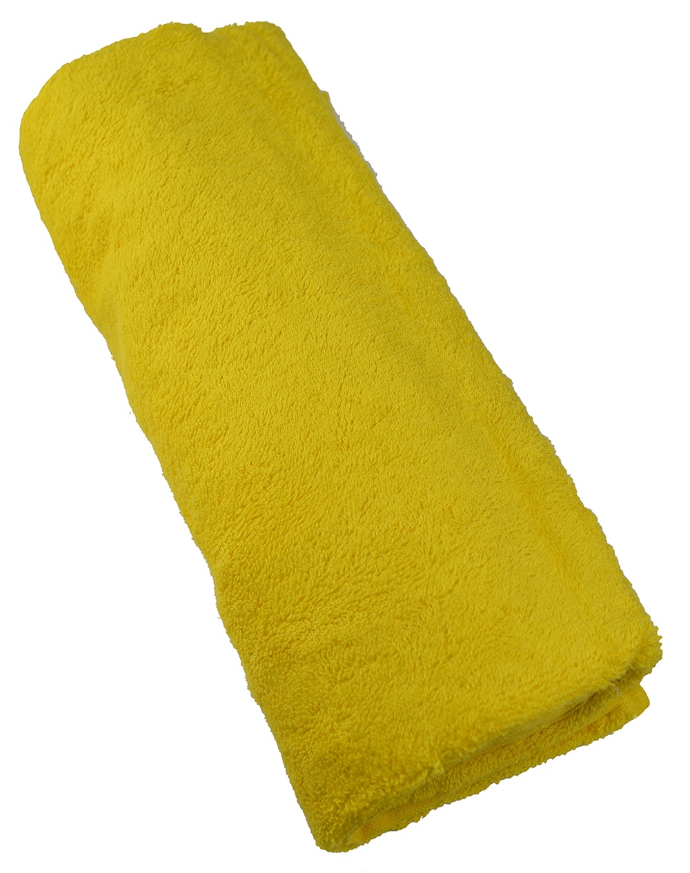 Полотенце махровое SEL Bamboo, цвет: желтый, 100х150 см