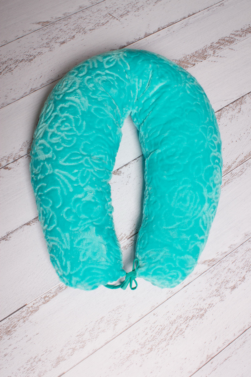 фото Подушка для кормящих и беременных 40 недель, цвет: бирюзовый, 170 см. ПБХО1-170