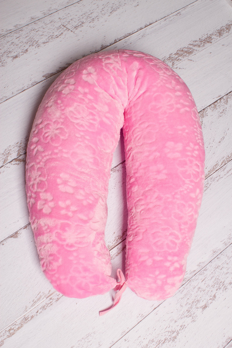 фото Подушка для кормящих и беременных 40 недель, цвет: розовый, 170 см. ПБХО1-170