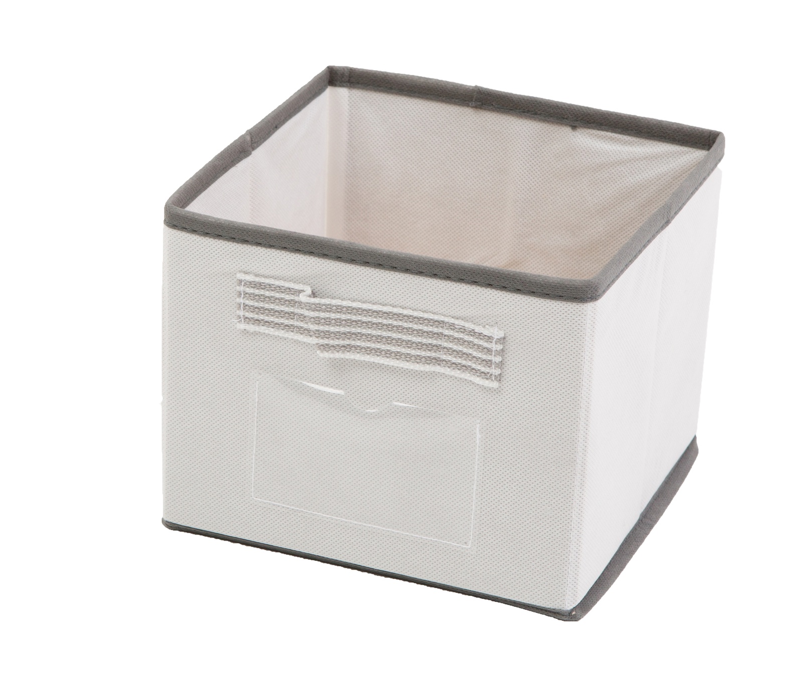 Корбка для хранения вещей Bella Casa, цвет: белый, 18x18x15 см. BC25004