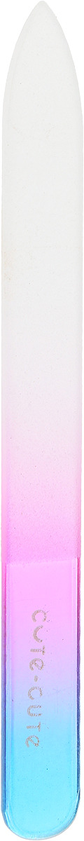 Cute-Cute Пилка стеклянная, длина 11,5 см, цвет: голубой, розовый