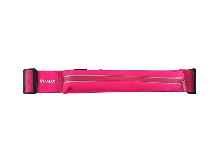 фото Пояс Romix, для смартфона, с одним карманом, цвет:розовый