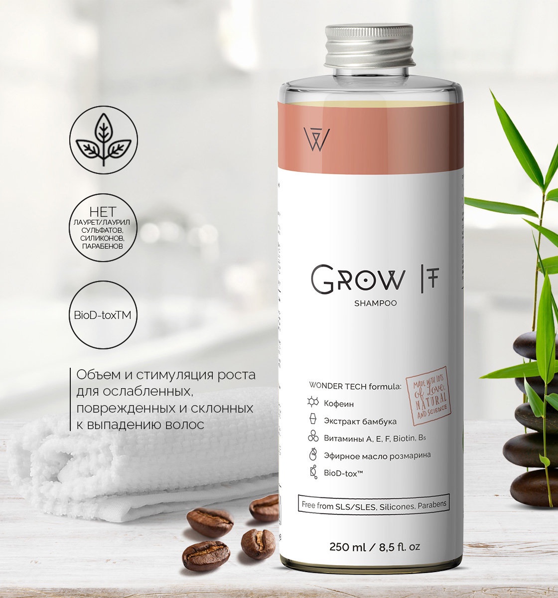 Шампунь grow it. Wonderlab шампунь. Urban бальзам для волос. Wonderlab Elixir шампунь для восстановления поврежденных волос.