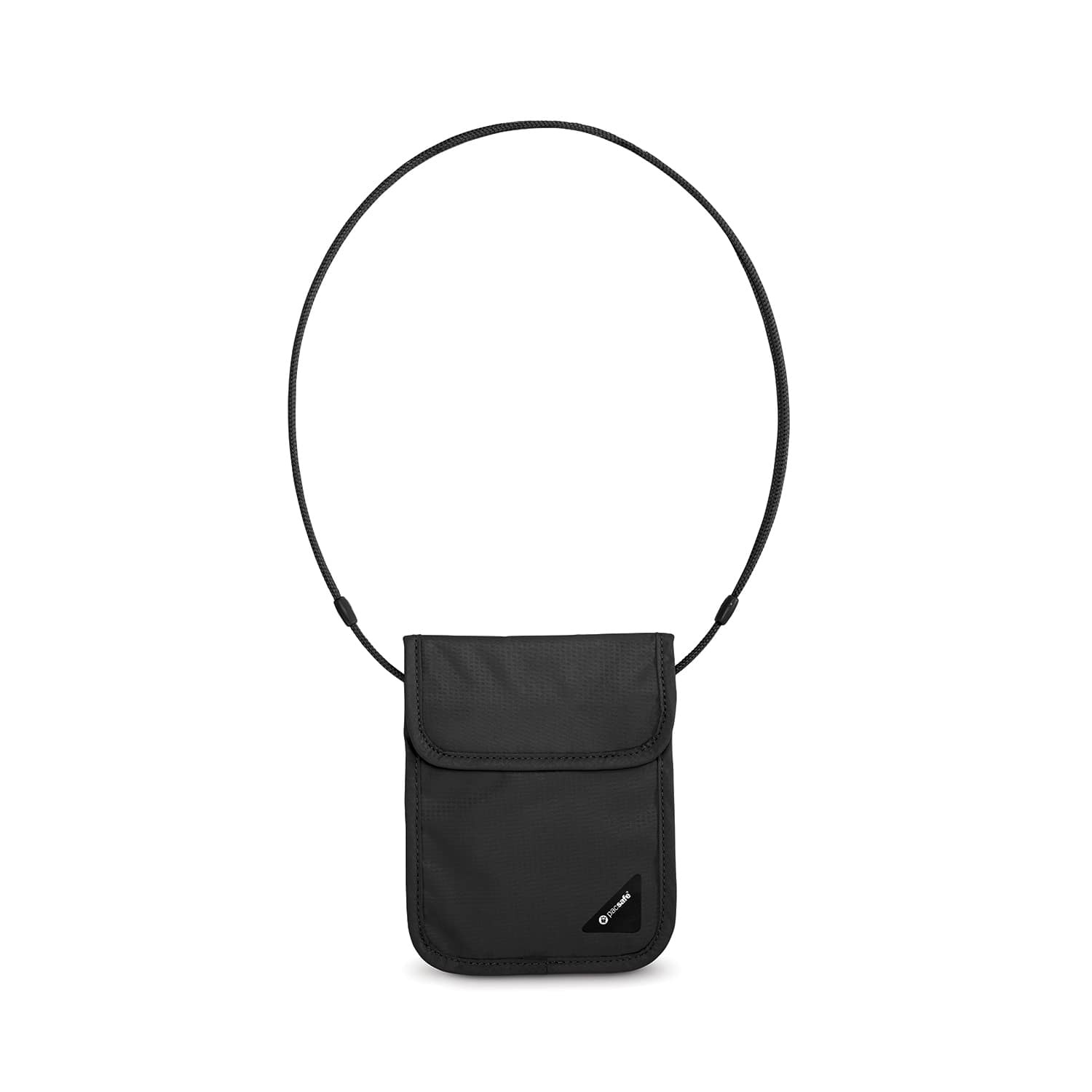 фото Потайной кошелек на шею Pacsafe Coversafe X75, цвет:  черный