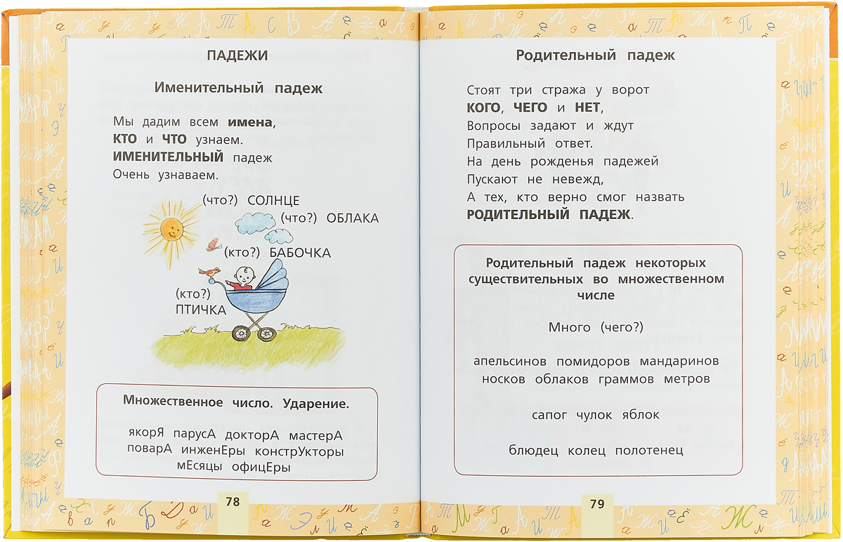Русские правила в стихах