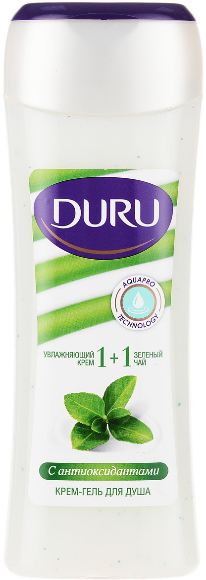 Крем-гель для душа Duru 1+1 "Зеленый чай", 250 мл