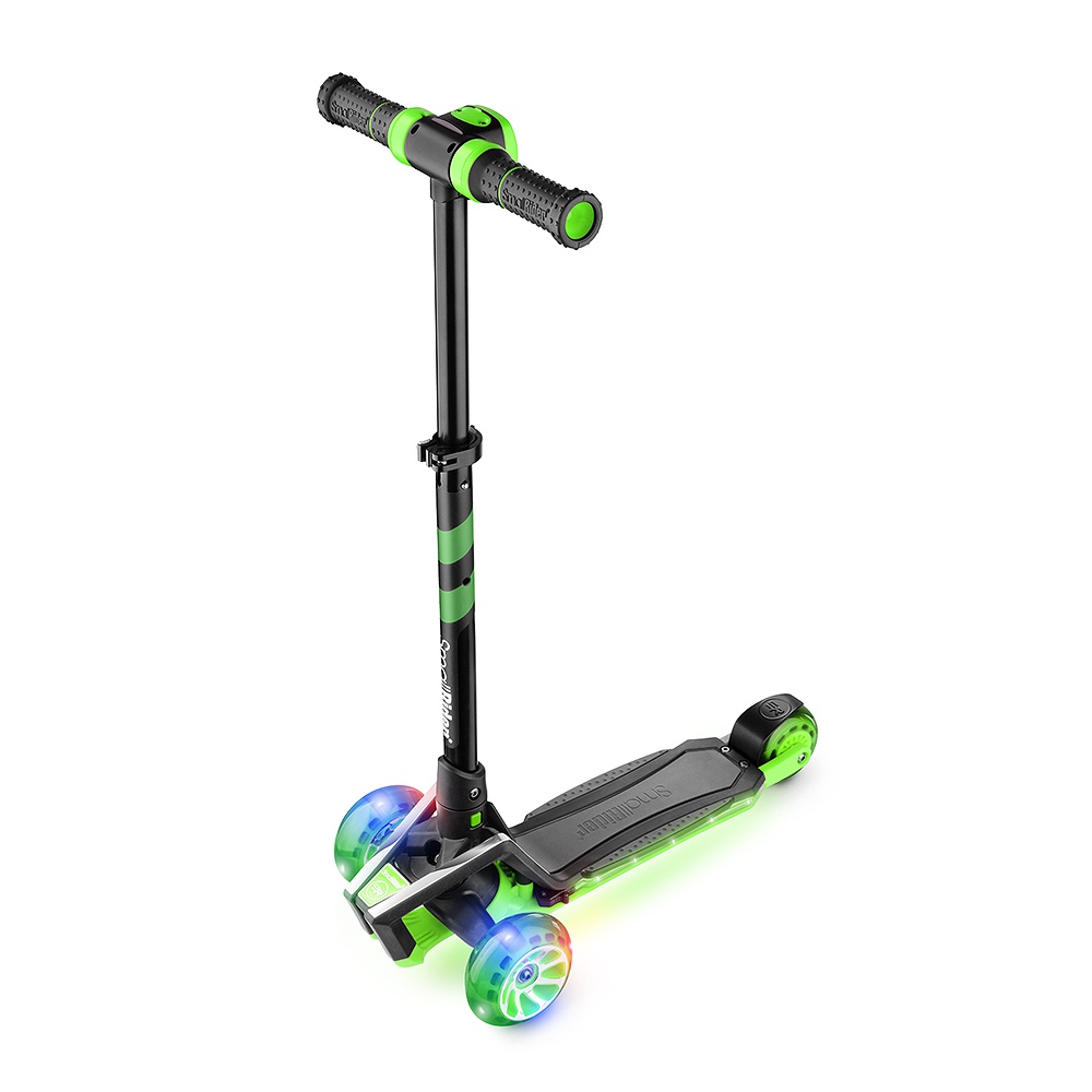 фото Самокат Small Rider Premium Pro, со звуковыми эффектами, цвет: зеленый