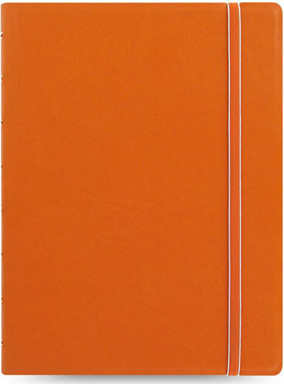 Тетрадь Filofax Classic Bright, 56 листов, в линейку, формат A5, цвет: оранжевый Тетрадь Filofax Classic Bright, 56 листов, в линейку, формат A5, цвет: оранжевый