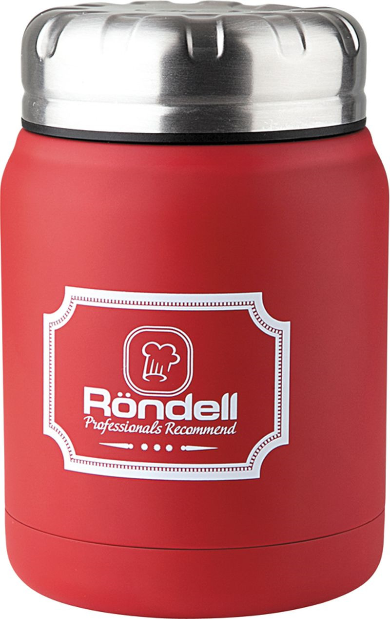 фото Термос для еды Rondell Picnic, цвет: красный, 500 мл