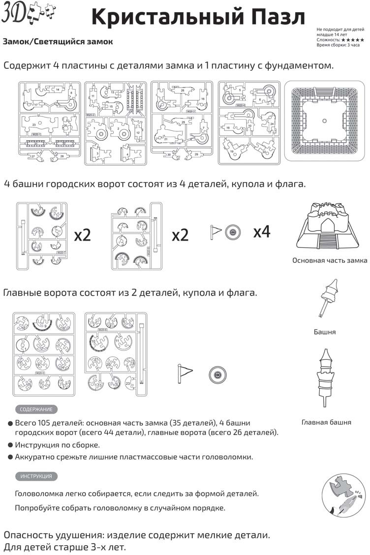 Инструкция по сборке пазлов