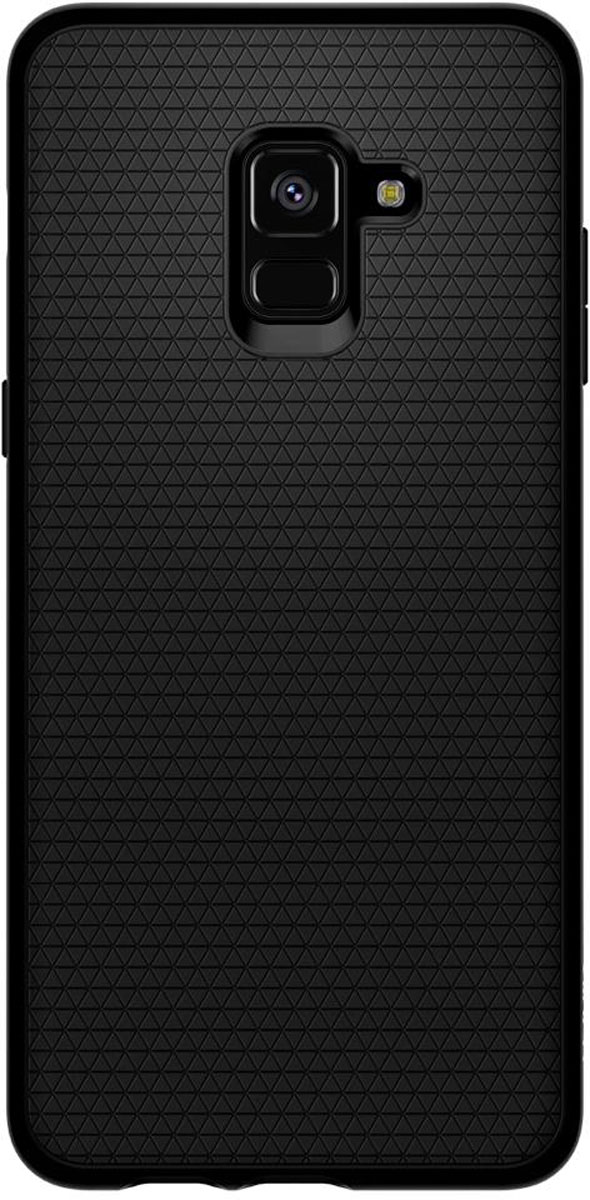 фото Защитный чехол Spigen Liquid Air Matte Black для Samsung Galaxy A8+ (2018)