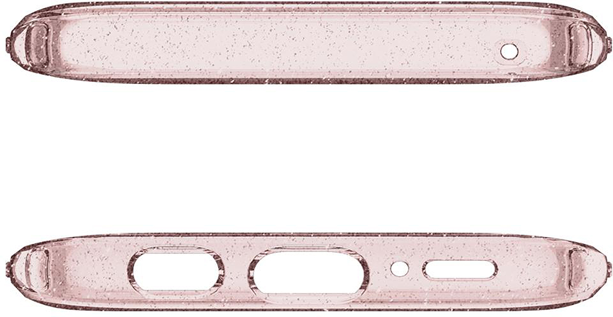 фото Защитный чехол Spigen Liquid Crystal Glitter Rose Quartz для Samsung Galaxy S9