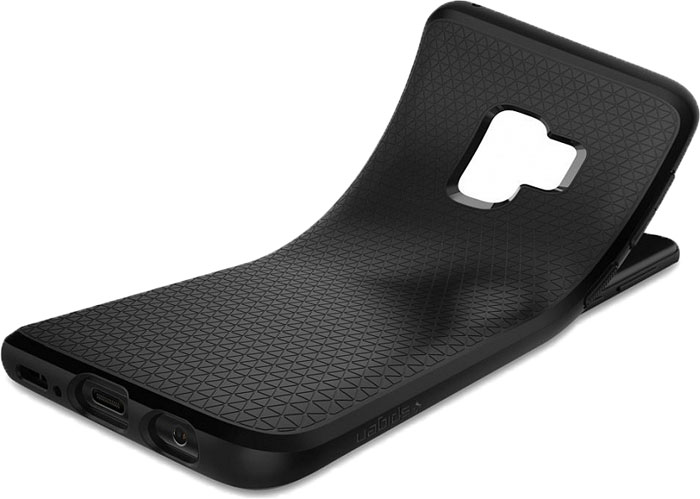 фото Защитный чехол Spigen Liquid Air Matte Black для Samsung Galaxy S9