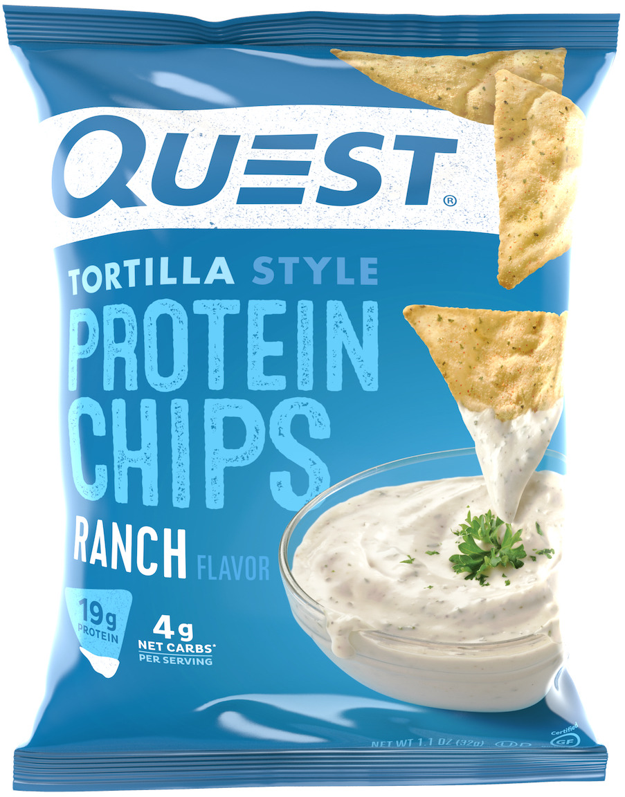 фото Чипсы протеиновые Quest Nutrition Quest Chips 2.0, тортилья с соусом Ранч, 32 г