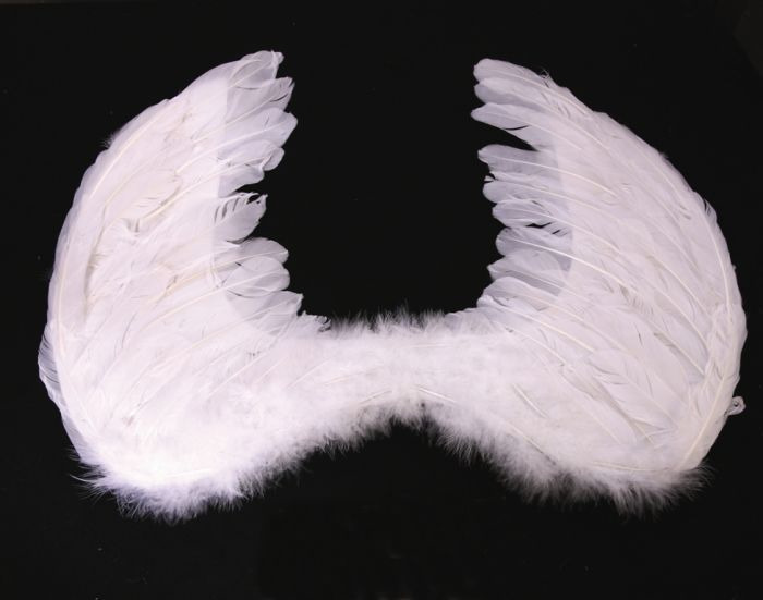 Крылья маскарадные Magic Time, цвет: белый, 48 х 36 см. 75484