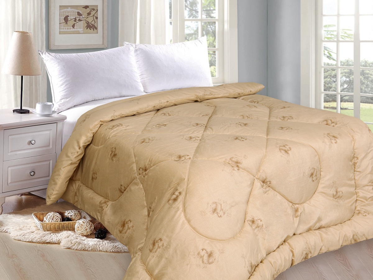 Одеяло Спаленка Верблюжка 1,5-спальное, коричневый