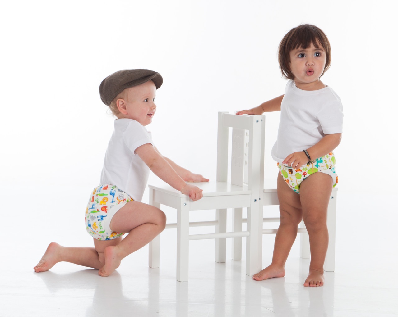 фото Трусики для приучения к горшку JR 16-20 kg, white, 4-6лет Imsevimse