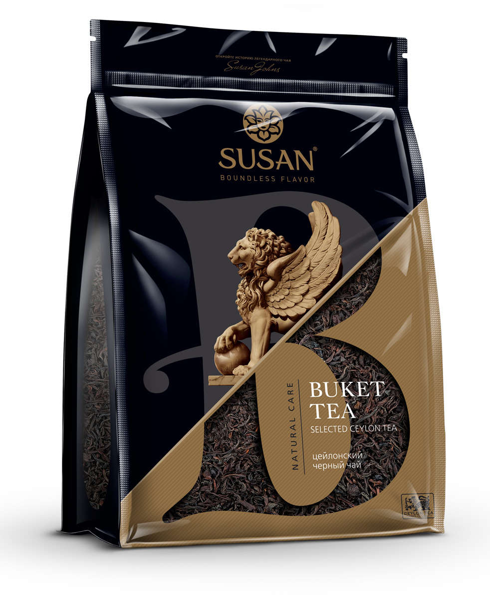 фото Черный чай Susan, крупнолистовой, сорта "Букет", 900 г