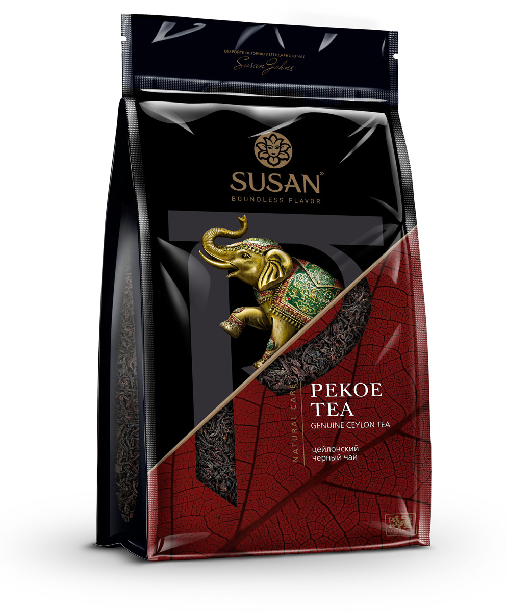 фото Черный чай Susan, листовой стандарта PEKOE, 400 г