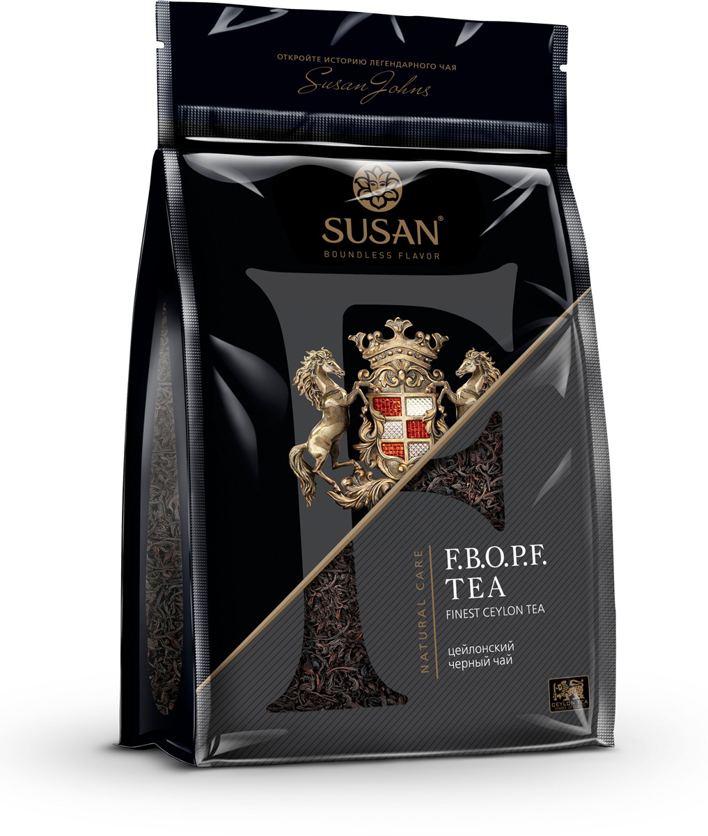 фото Черный чай Susan, листовой с типсами сорта F.B.O.P.F., 200 г