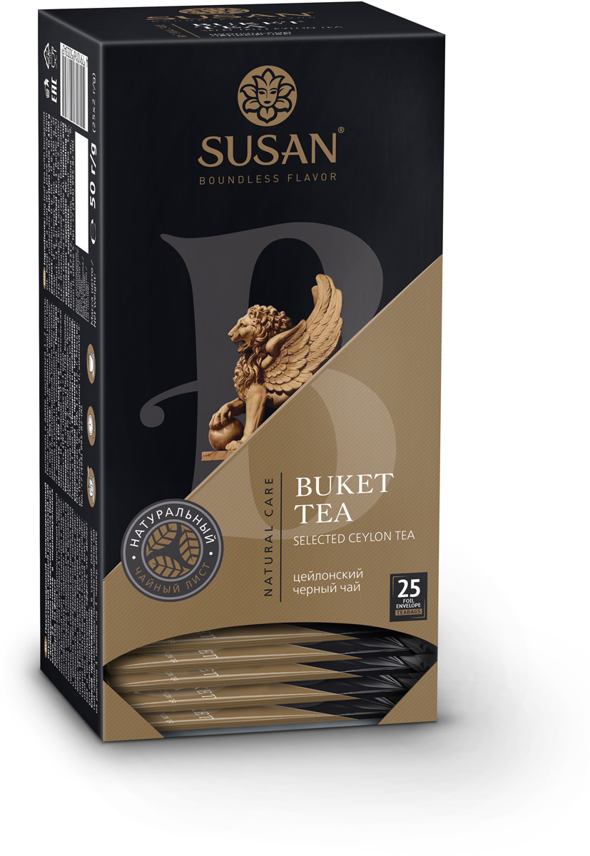 фото Черный чай Susan, пакетированный, 25 пакетов