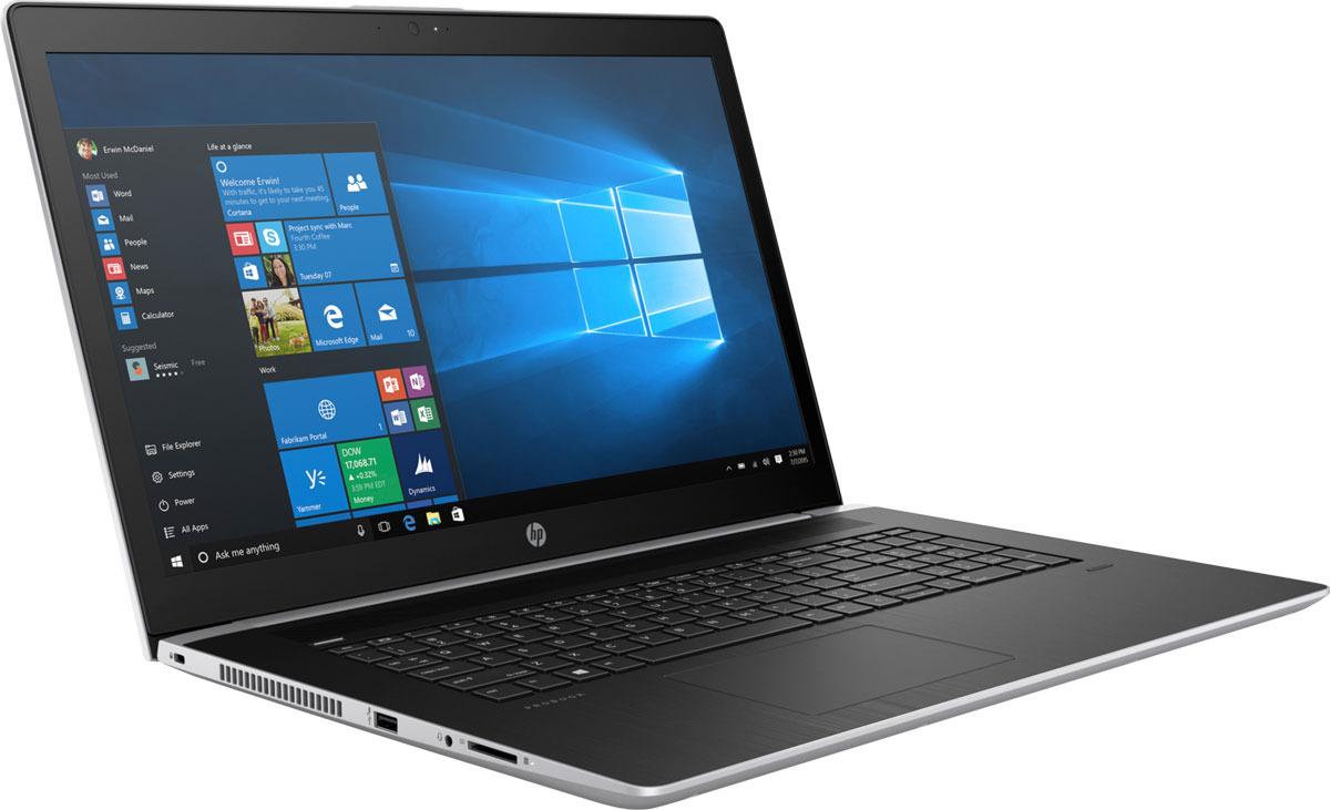 фото Ноутбук HP ProBook 470 G5, 2VP93EA, 17.3", серебристый