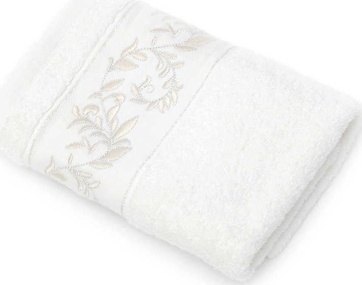 фото Полотенце для ванной Wess Elegance, цвет: белый, бежевый, 50 х 80 см