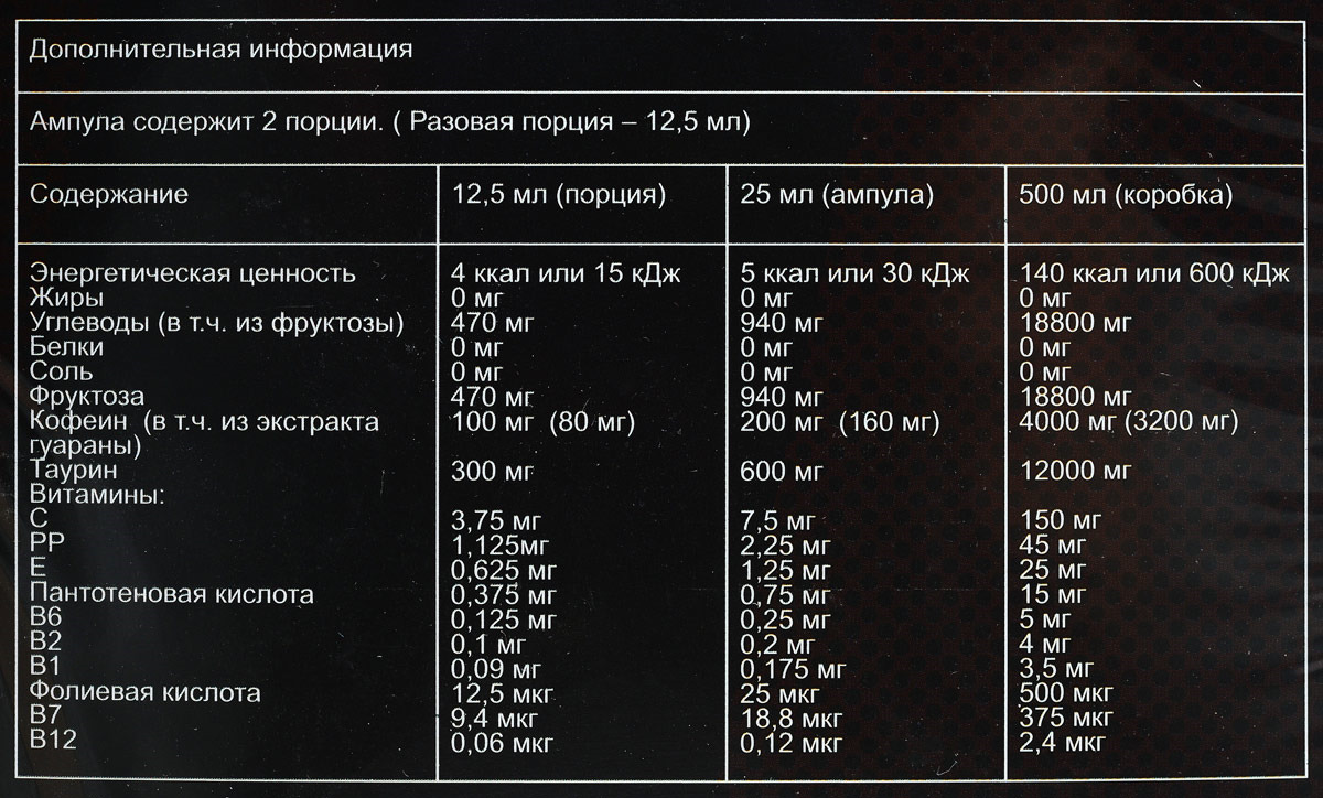 фото Напиток энергетический Sport Technology Nutrition Guarana 1600, персик, 20 шт х 25 мл