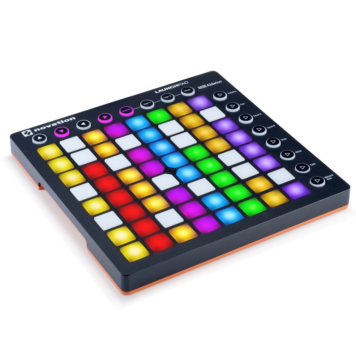 фото MIDI-контроллер NOVATION LAUNCHPAD MK2, компактный, для Ableton Live, 64 квадратных пэдов, цвет:черный