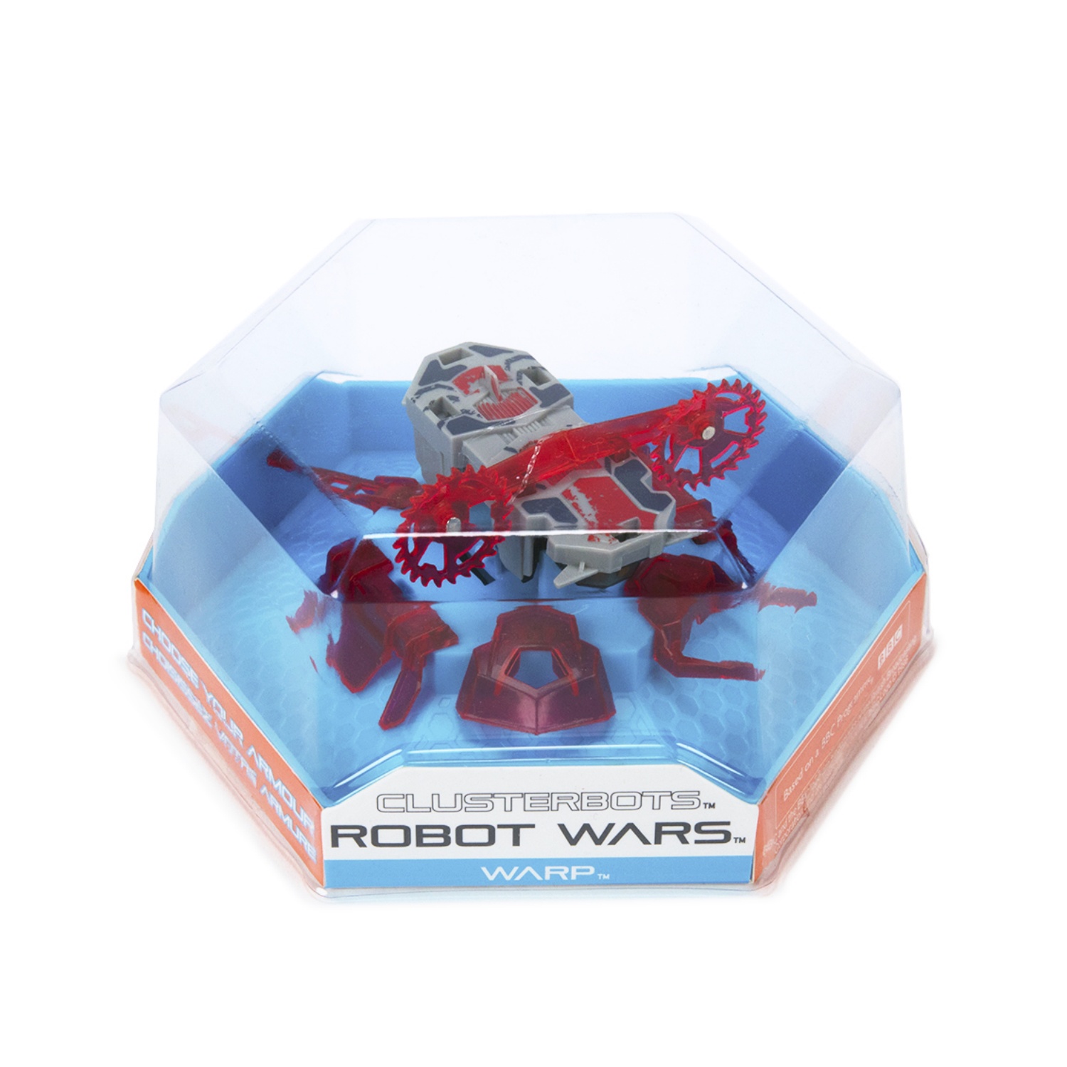 фото Игрушечный робот HEXBUG "Космический легионер. Варп" (2 диска) красный