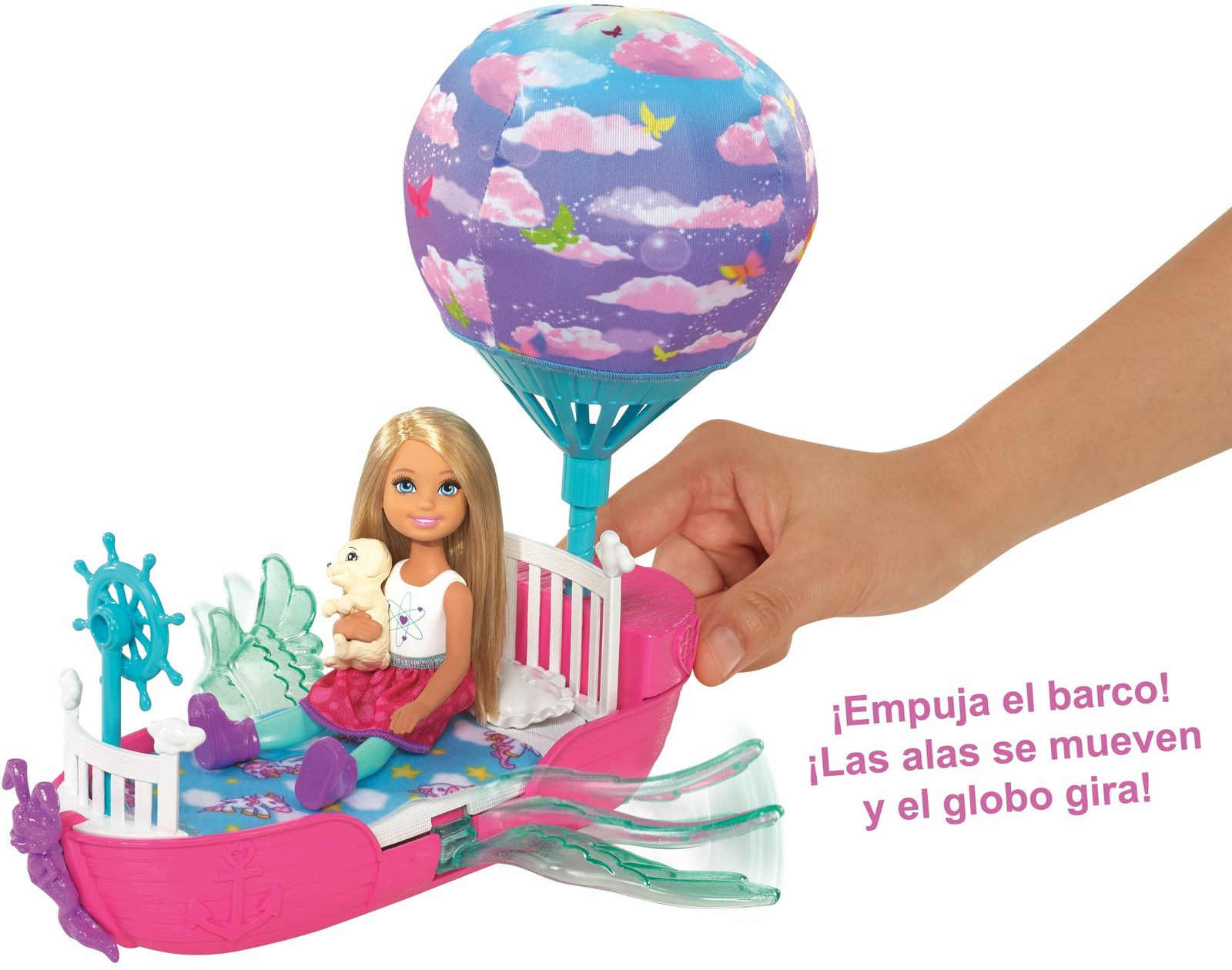 Barbie Игровой набор с мини-куклой Волшебная лодка