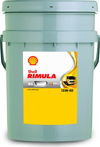 фото Масло моторное Shell Rimula R4 L для дизельных двигателей, 15W-40, минеральное, 20 л