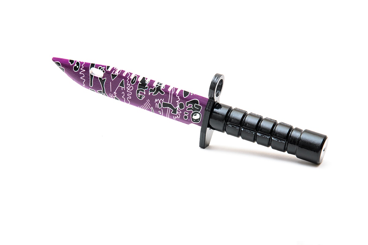 фото Игрушечное оружие Maskbro "Байонет", 11-107, фиолетовый