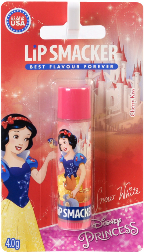 фото Бальзам для губ Lip Smacker Disney Snow White Cherry Kiss, с ароматом Вишневый Поцелуй, 4 г