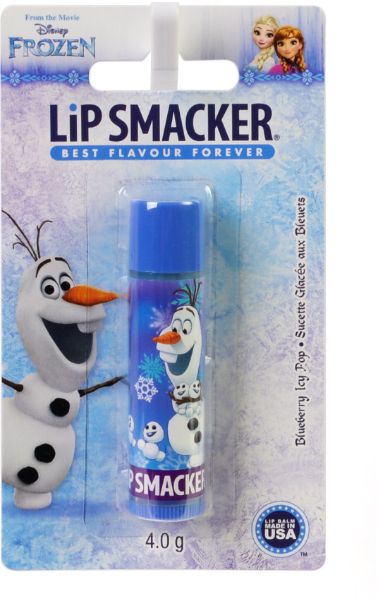 фото Бальзам для губ Lip Smacker Disney Olaf Blueberry Icy Pop, с ароматом Черничный лед, 4 г