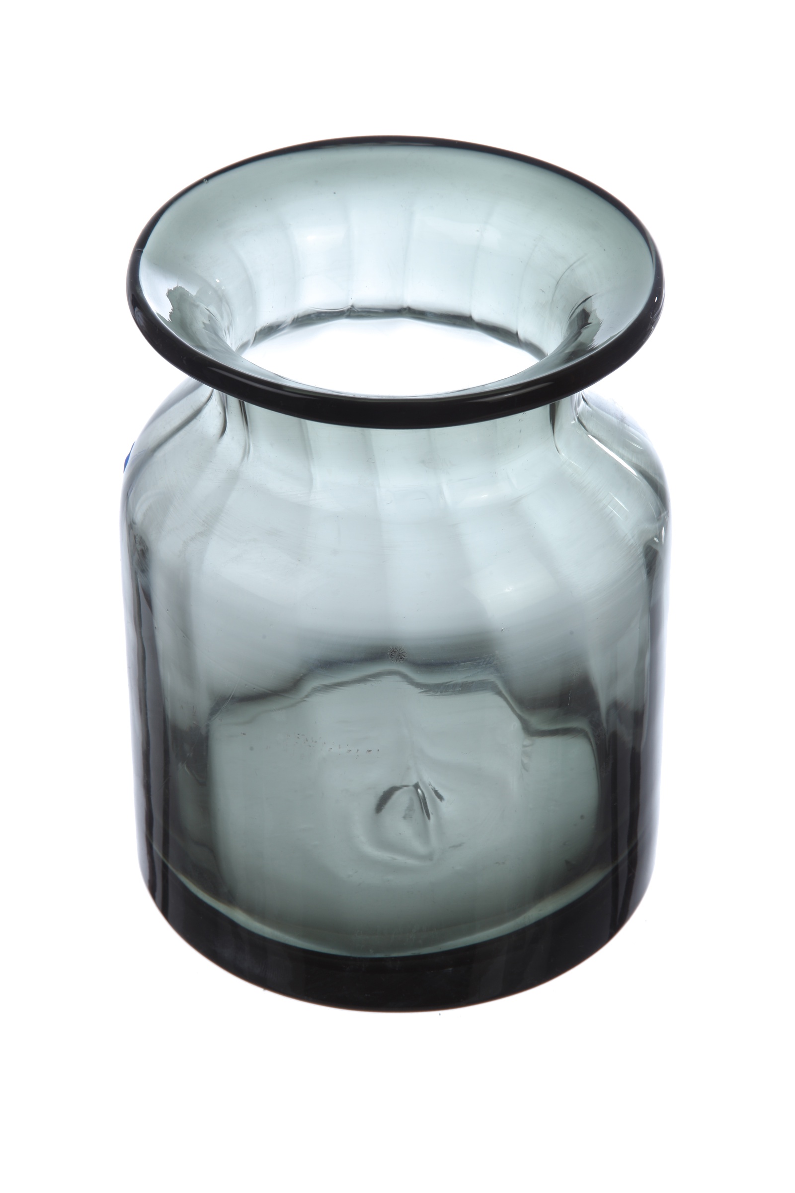 фото Стеклянная, декоративная ваза ST-4 зеленый Ismatdecor