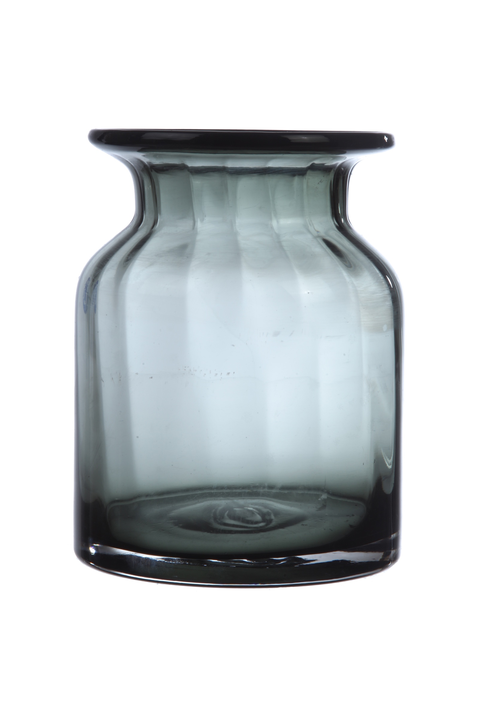 фото Стеклянная, декоративная ваза ST-4 зеленый Ismatdecor