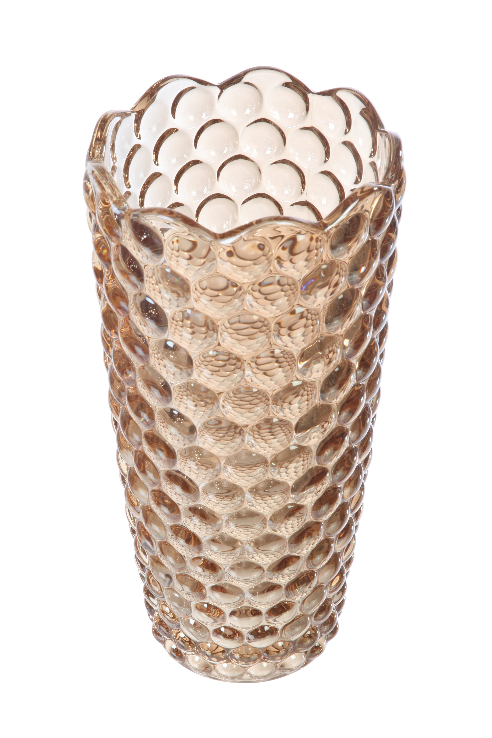 фото Ваза IsmatDecor Стеклянная ваза, ST-10 золотистый, золотой