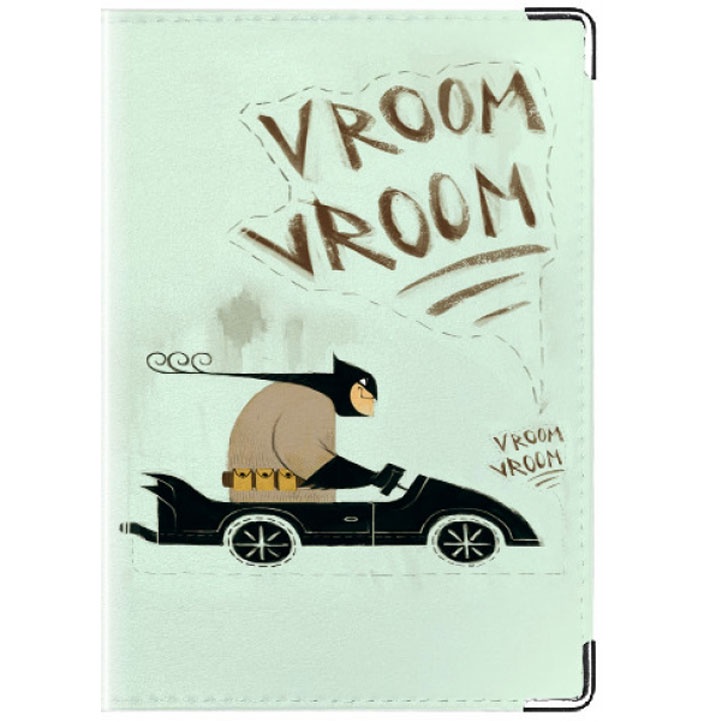 Обложка для паспорта TINA BOLOTINA Обложка для паспорта кожа BatmanMobil, PST-043
