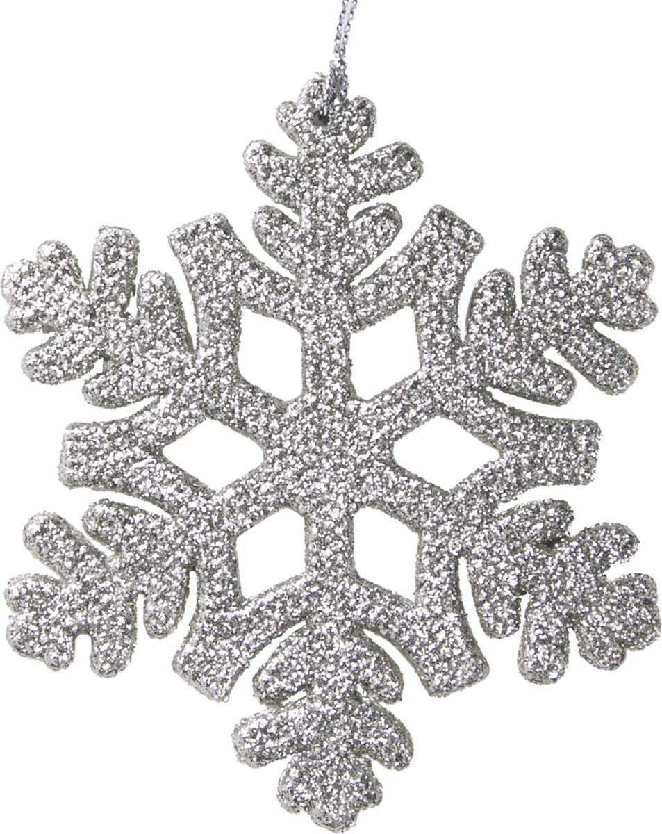 фото Новогоднее подвесное елочное украшение Magic Time "Снежинка", 10 х 9 x 0,3 см