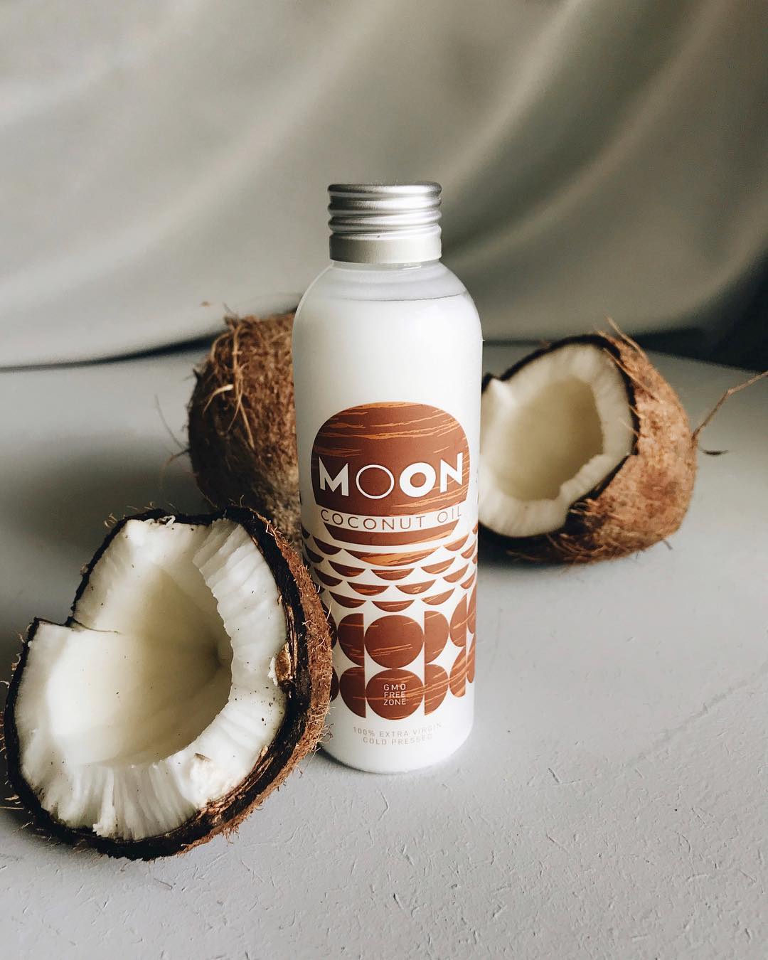 фото 100% органическое кокосовое масло Extra Virgin Moon coconut oil