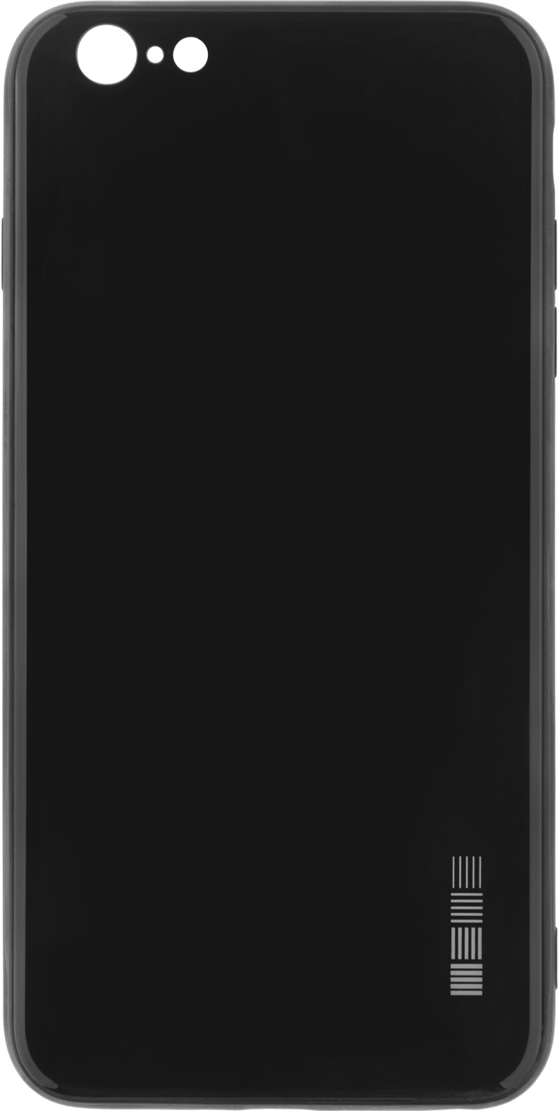 фото Чехол-накладка Interstep Is Glass для Apple iPhone 6/6S Plus, Black