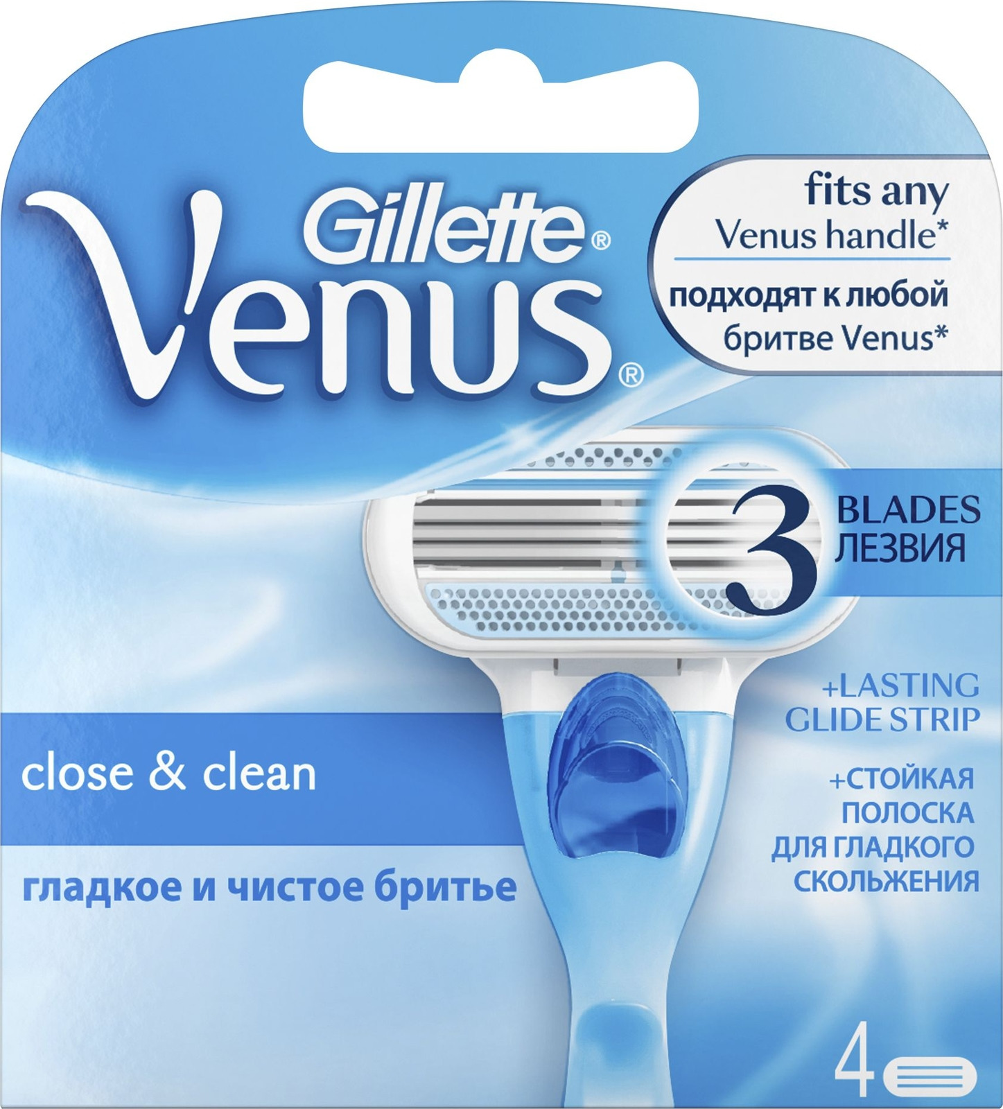 фото Сменные кассеты для бритья VENUS , 4 шт Gillette venus