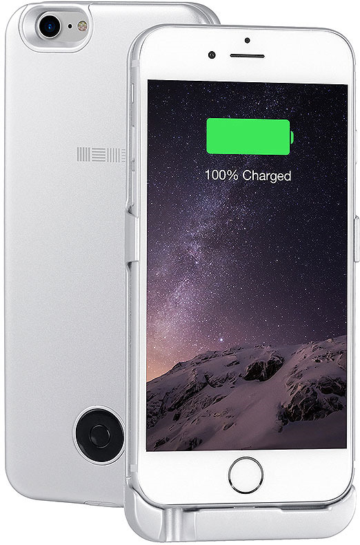 Чехол-аккумулятор Interstep для iPhone 7/6, Silver