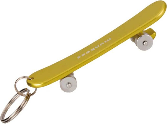 фото Брелок-открывалка Munkees "Скейтборд", цвет: желтый