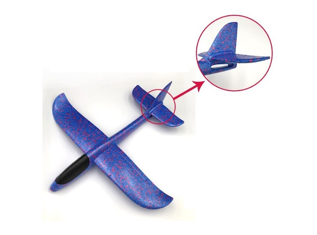 фото Самолет Toys Планер  48 см синий