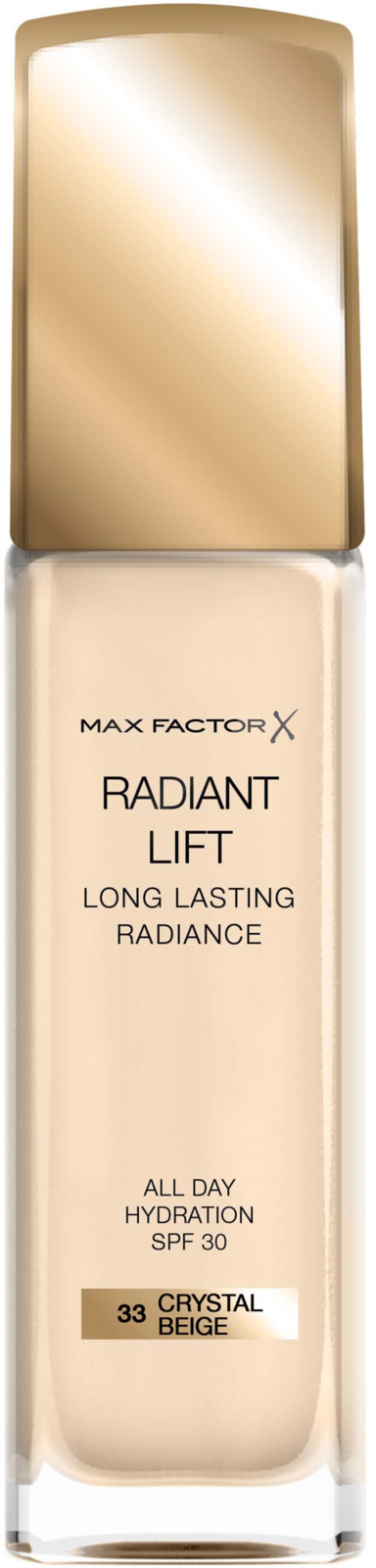 фото Тональная основа Max Factor Radiant Lift Long Lasting Radiance Crystal beige, тон №33