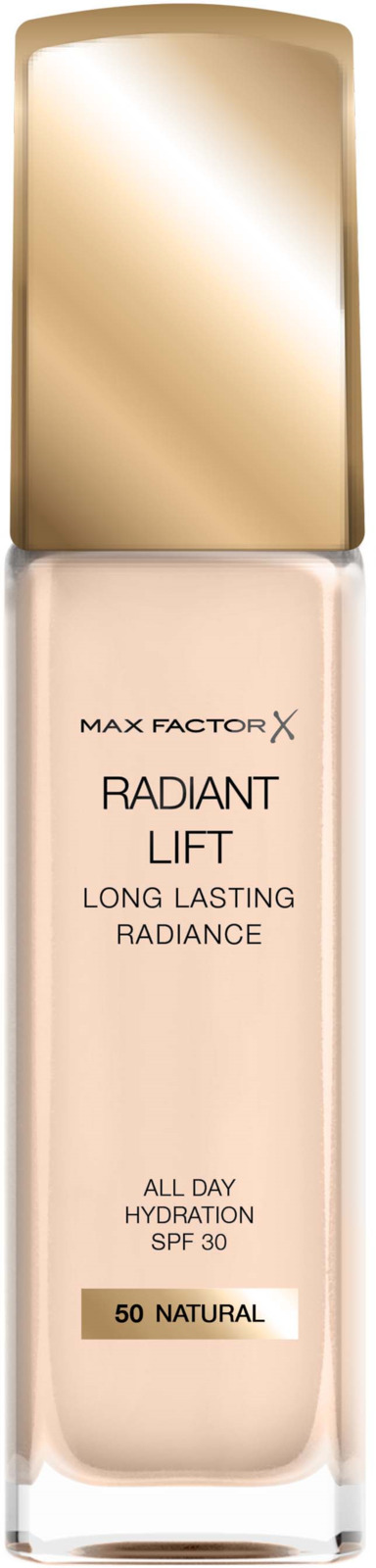 фото Тональная основа Max Factor Radiant Lift Long Lasting Radiance Natural, тон №50